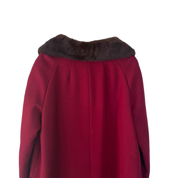 Rogues Gallery Vintage Women's Size Medium 100% Pure Wool Trench Pea Coat - Picture 10 of 14